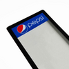 Silk Screen Printing Glass Door for Pepsi Display Beverage Cooler
